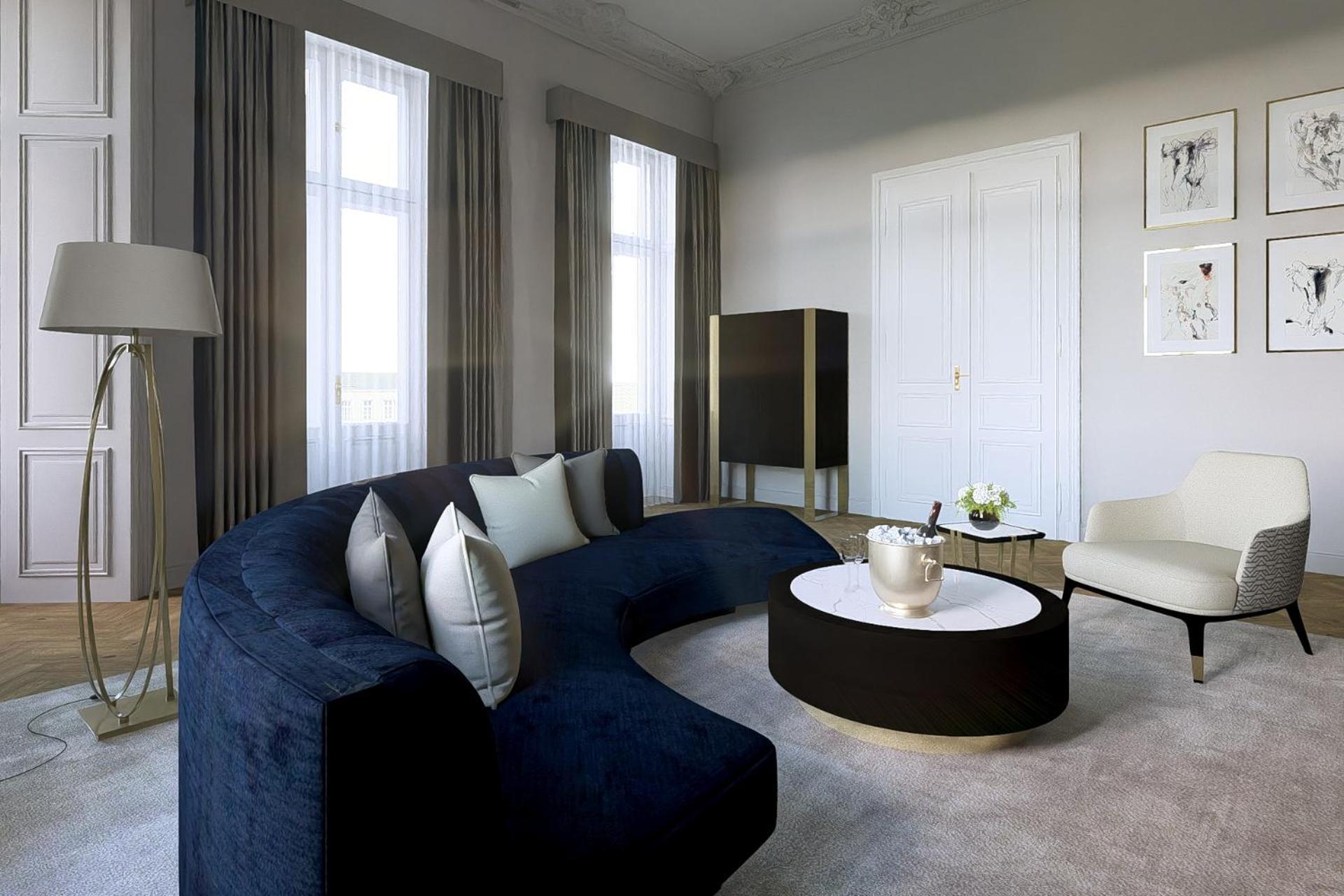 Grandhotel Pupp Karlovy Vary Luaran gambar A 3D interior visualization
